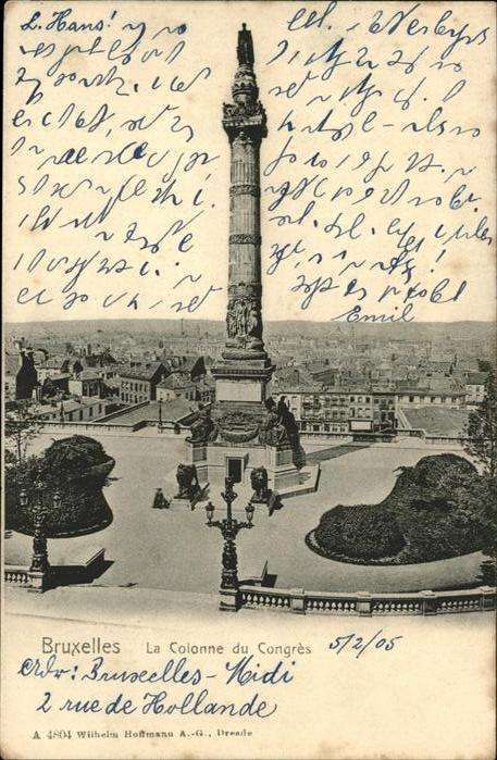 Bruxelles Bruessel Colonne du Congrès