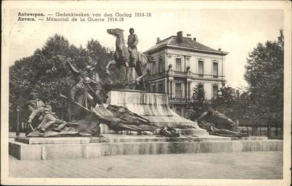 Anvers Antwerpen Memorial de la Guerre 1914-18