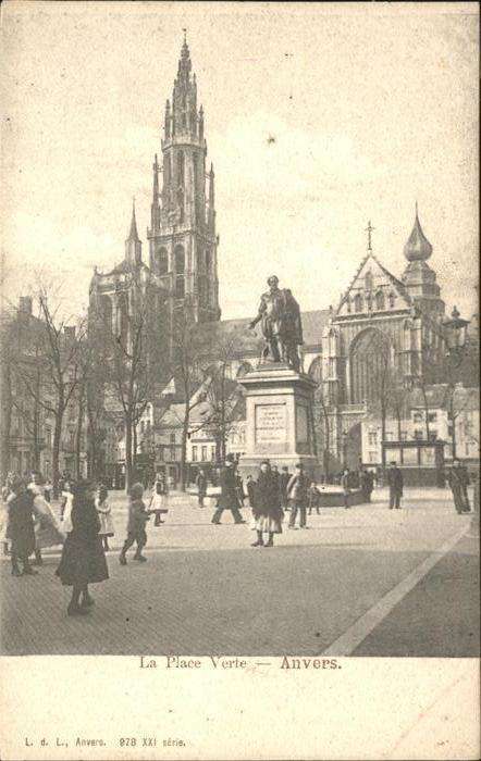 Anvers Antwerpen Place verte