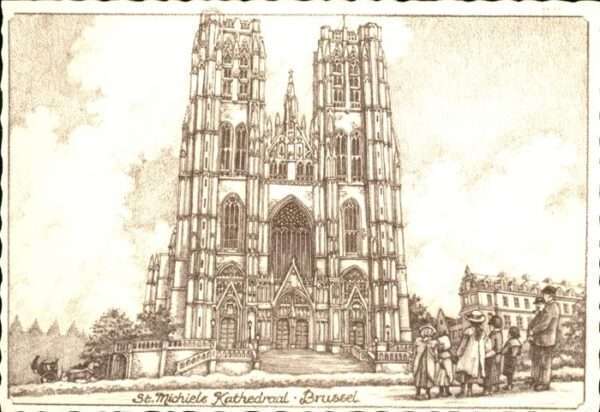 Bruxelles Bruessel Cathedrale