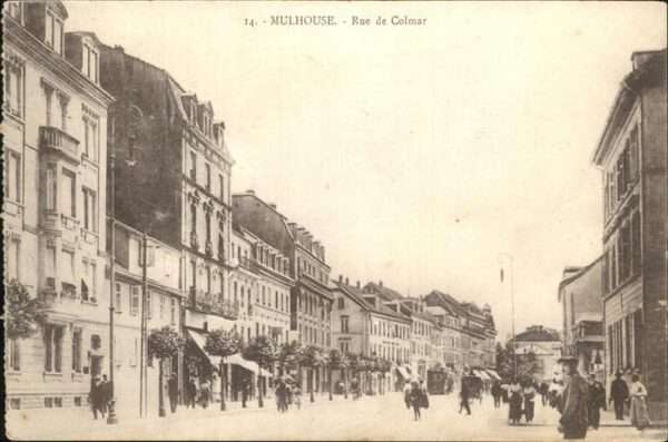 Mulhouse Muehlhausen Rue de Colmar
