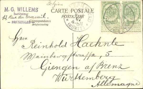 Gand Belgien Entree du Chateau des Comtes II. – Bild 2