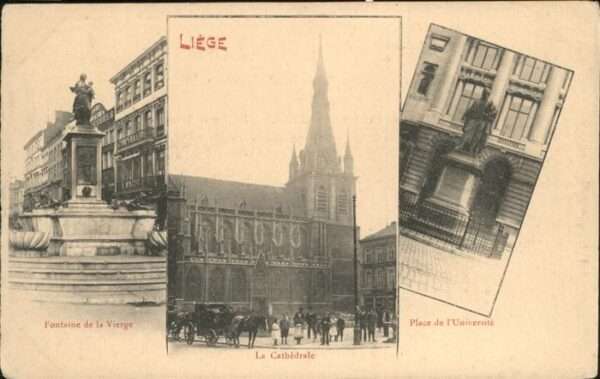 Liege Luettich Cathedrale
Fontaine de la Vierge
Plac