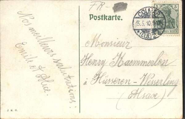 Colmar Haut Rhin Elsass Post
Rufacherstraße – Bild 2