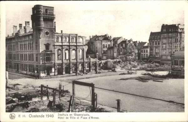 Oostende Ostende Hotel-de-Ville detruit
Place d`Armes 1