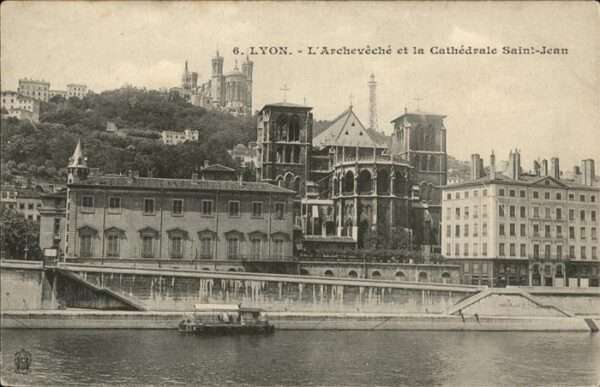 Lyon France Cathedrale Saint Jean Archeveche