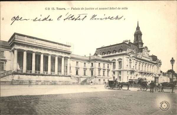 Tours Indre-et-Loire Palais de justice Hotel de ville