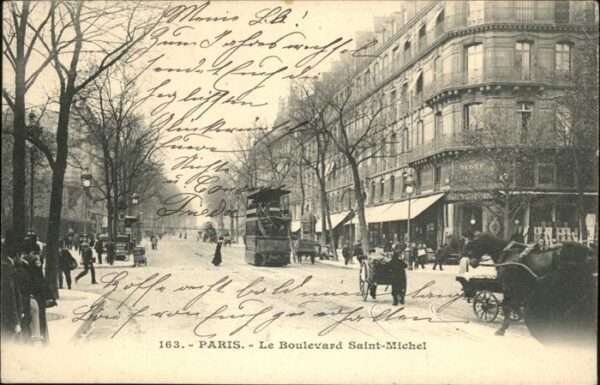 Paris Boulevard Saint-Michel