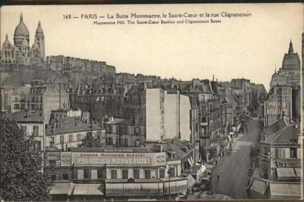 Paris Butte Montmartre Sacre Coeur