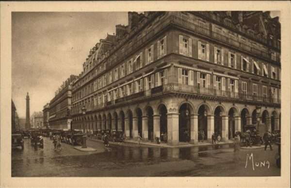 Paris Rues de Castiglione et Rivoli