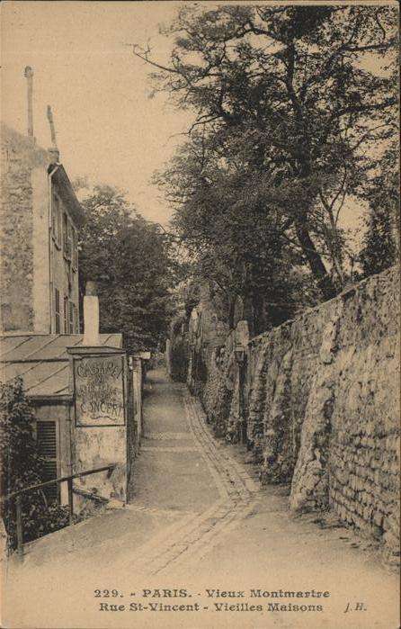 Paris Vieux Montmartre Rue St. Vincent