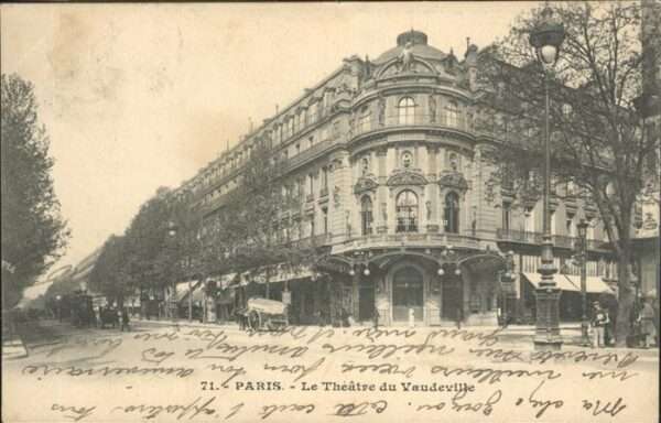Paris Theatre du Vaudeville