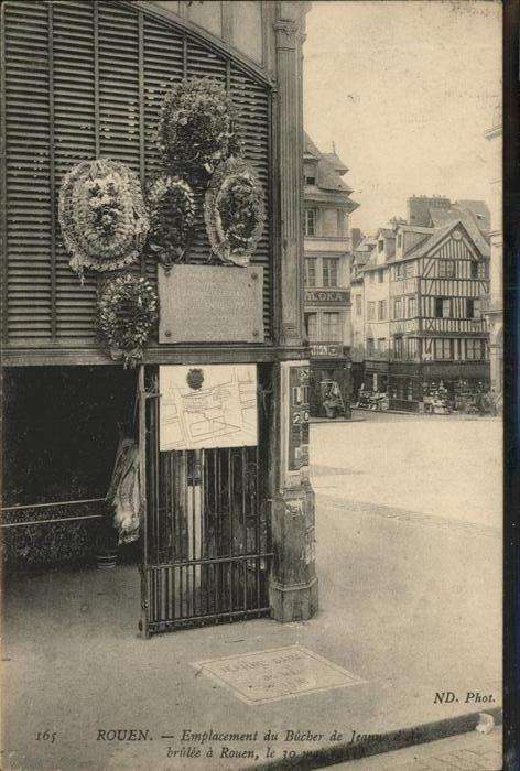 Rouen Emplacement du Bucher de Jeanne d_Arc