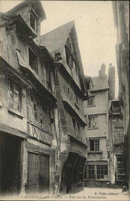 Caudebec-en-Caux Rue Boucherie