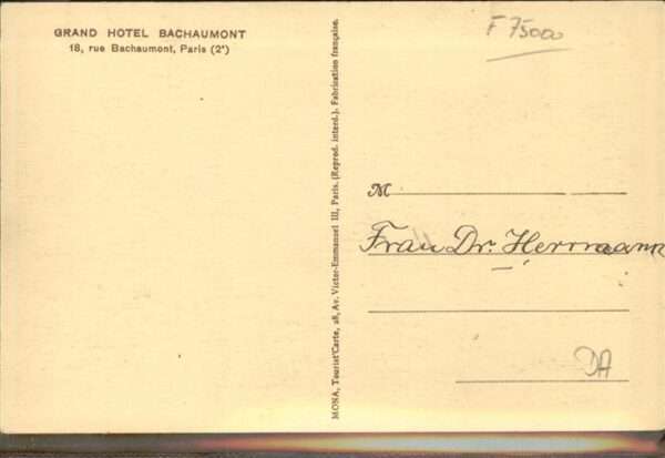 Paris Grand Hotel Bachaumont – Bild 2