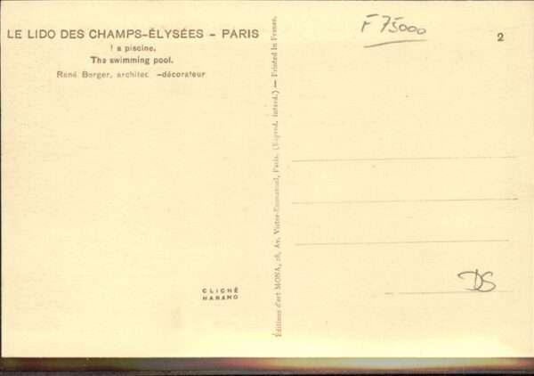Paris Le Lido des Champs-Elysees Piscine – Bild 2