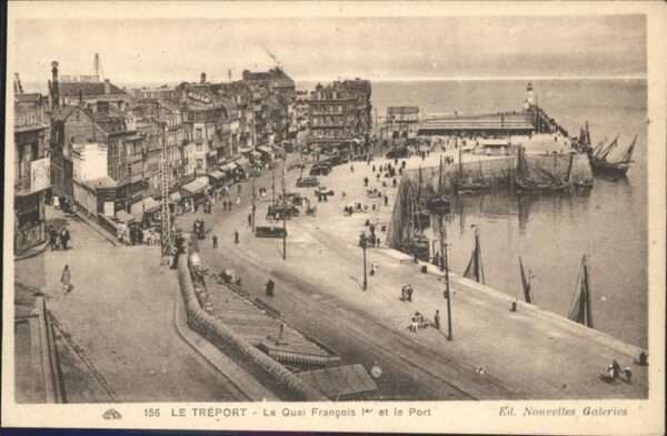 Le Treport Le Quais Francois Port