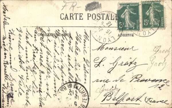 Lyon France Rue Republique Strassenbahn – Bild 2