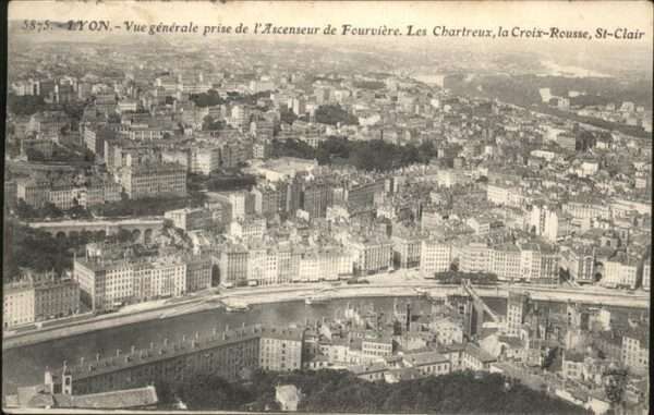 Lyon France St-Claier Chartreux, Flugaufnahme