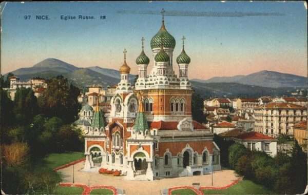 Nice Alpes Maritimes Eglise Russe