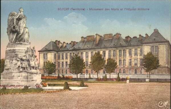 Belfort Alsace Monument des Morts Hopital Millitaire,