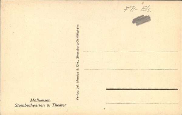 Muelhausen Elsass Steinbachgarten Theater – Bild 2