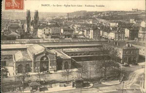 Nancy Lothringen La Gare Eglise Saint-Leon