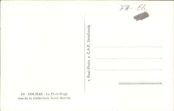 Colmar Haut Rhin Elsass Place Rapp Cathedrale Saint-Martin – Bild 2