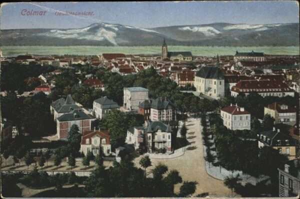 Colmar Haut Rhin Elsass Gesamtansicht