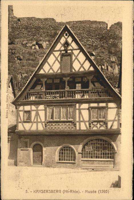 Kaysersberg Musee 1595 Fachwerkhaus