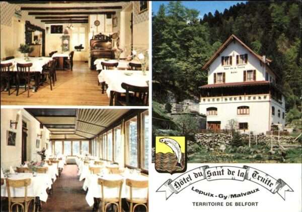Lepuix Hotel du Saut de la Truite Gastraum