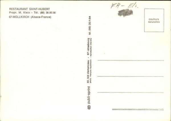 Mollkirch Bas Rhin Restaurant Saint-Hubert – Bild 2