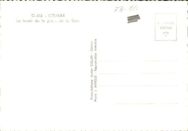 Colmar Haut Rhin Elsass Lavoir de la plass de la Sinn – Bild 2