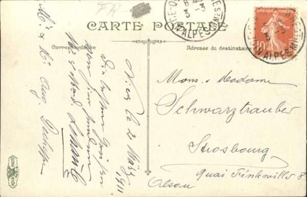 Nice Alpes Maritimes Cote d Azur Strassenbahn, Auto, Avenue – Bild 2