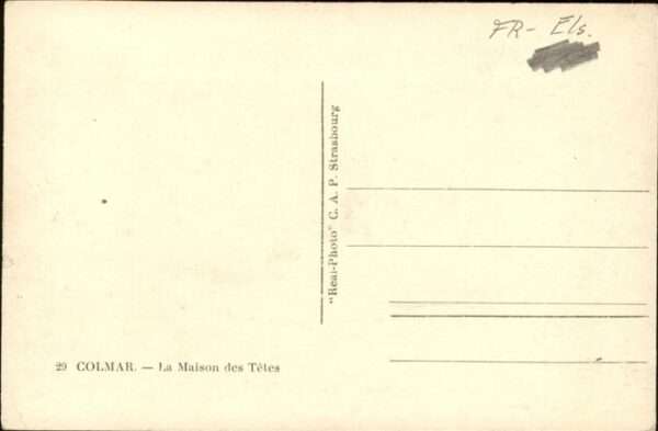 Colmar Haut Rhin Elsass Maison des Tetes – Bild 2