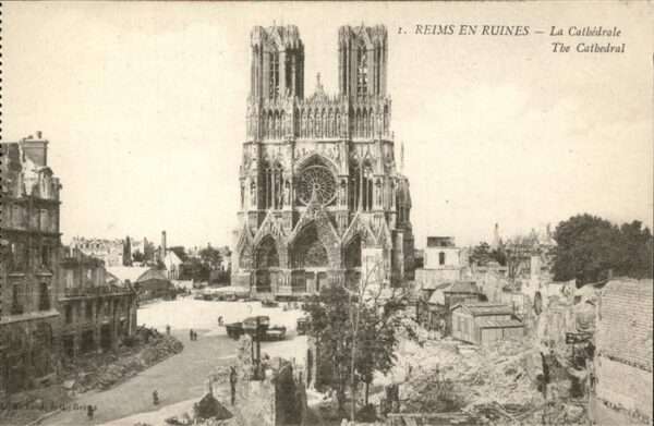 Reims Champagne Ardenne en Ruines Cathedrale