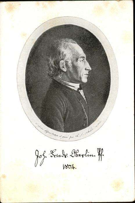 Pfarrer Johann Friedrich Oberlin Waldbach Stein