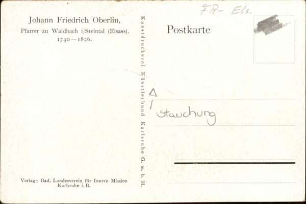 Pfarrer Johann Friedrich Oberlin Waldbach Stein – Bild 2