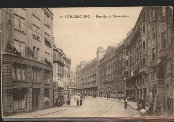 Strasbourg Alsace Rue du 22 Novembre
