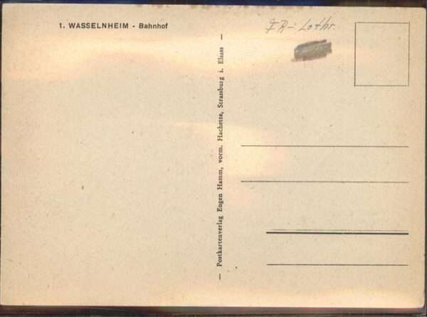 Wasselonne Bas Rhin Bas-Rhin Bahnhof – Bild 2