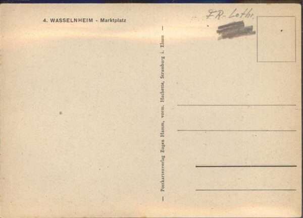Wasselonne Bas Rhin Marktplatz – Bild 2