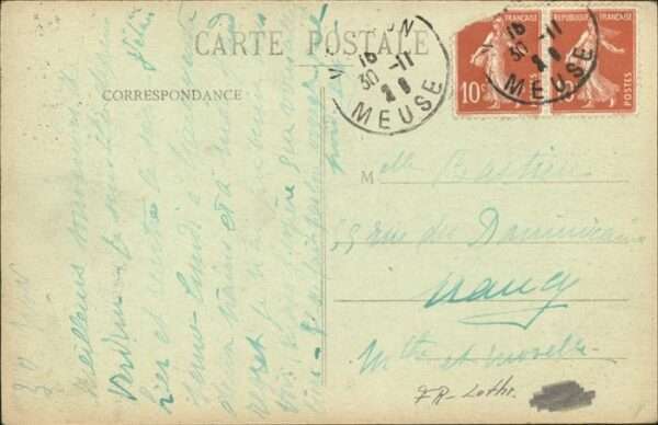 Verdun Meuse Ses Ruines La Rue Mazel – Bild 2