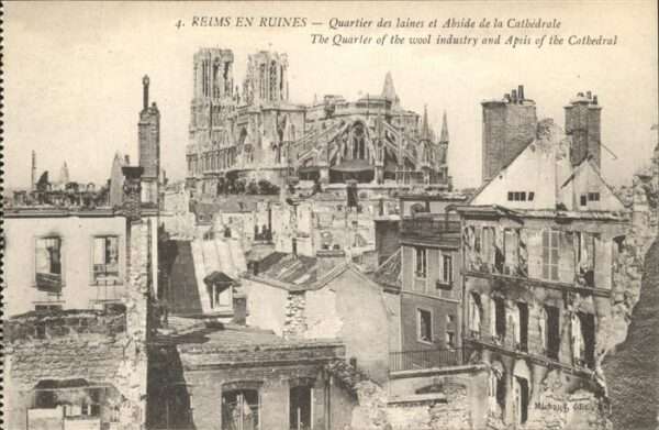 Reims Champagne Ardenne en Ruines Cathedrale