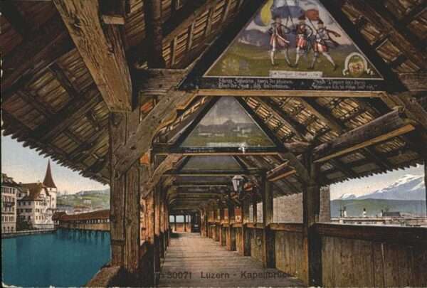 Luzern LU Kapellbrücke