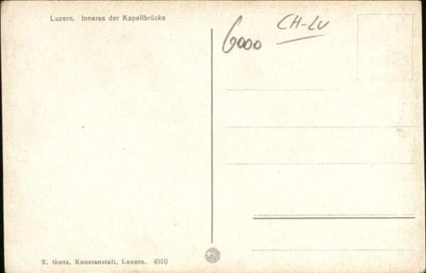 Luzern LU Inneres der Kapellbrücke – Bild 2