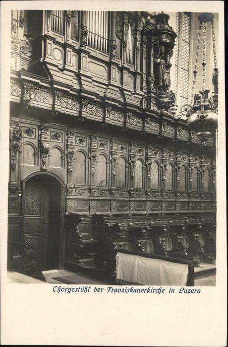 Luzern LU Chorgestühl
Franziskanerkirche