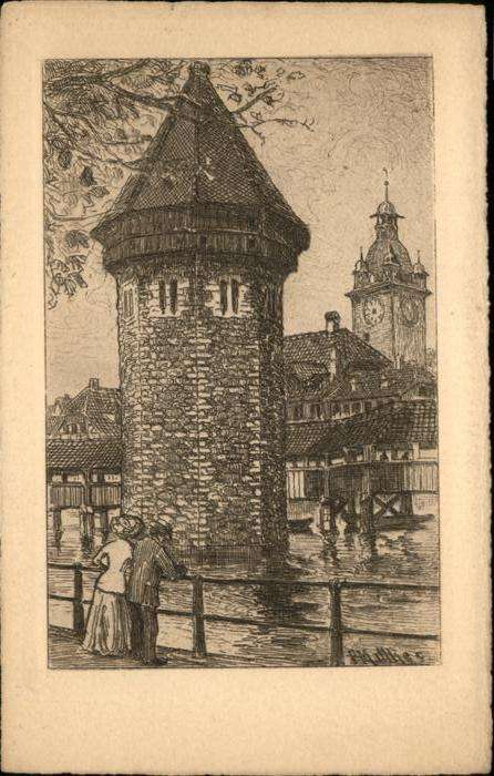 Luzern LU Wasserturm