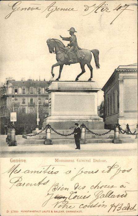 Genf GE Monument General Dufour