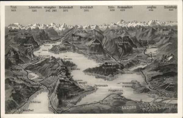 Luzern LU Berg-Panoramakarte
Stans
Gersau