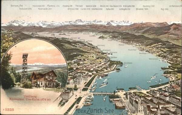 Zuerichsee Übersichtskarte